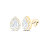 1/2CTW-DIA NK PEAR LADIES EARRING